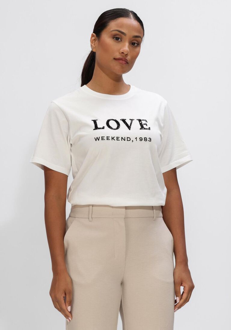 gebroken wit max mara t-shirt agile
