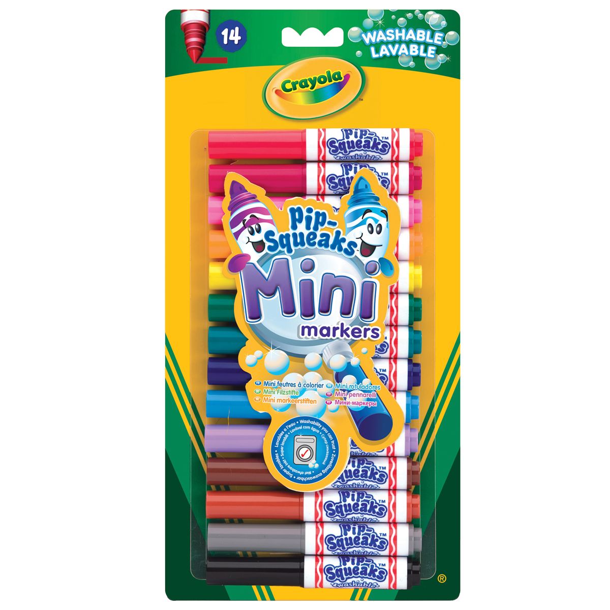 14 Mini feutres à colorier
