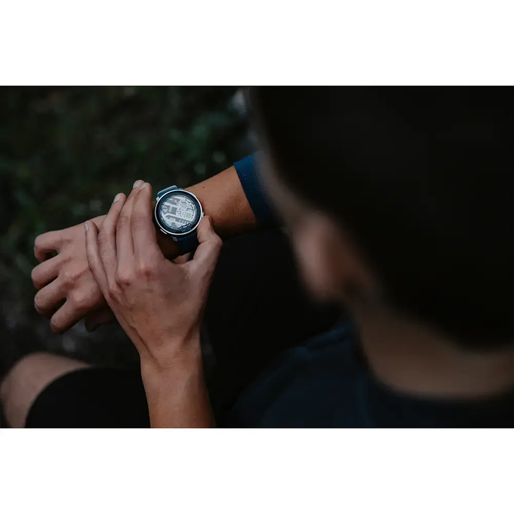 Polar Vantage V3 Sporthorloge Zilver/Blauw S-L