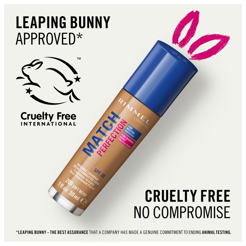 Rimmel Match Perfection Foundation 200 Soft Beige30 ml