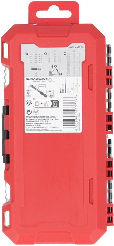 Milwaukee Schroefbit Set Shockwave Impact Duty 38-delig