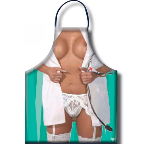Diablo Picante Avental de Enfermeira Feminino