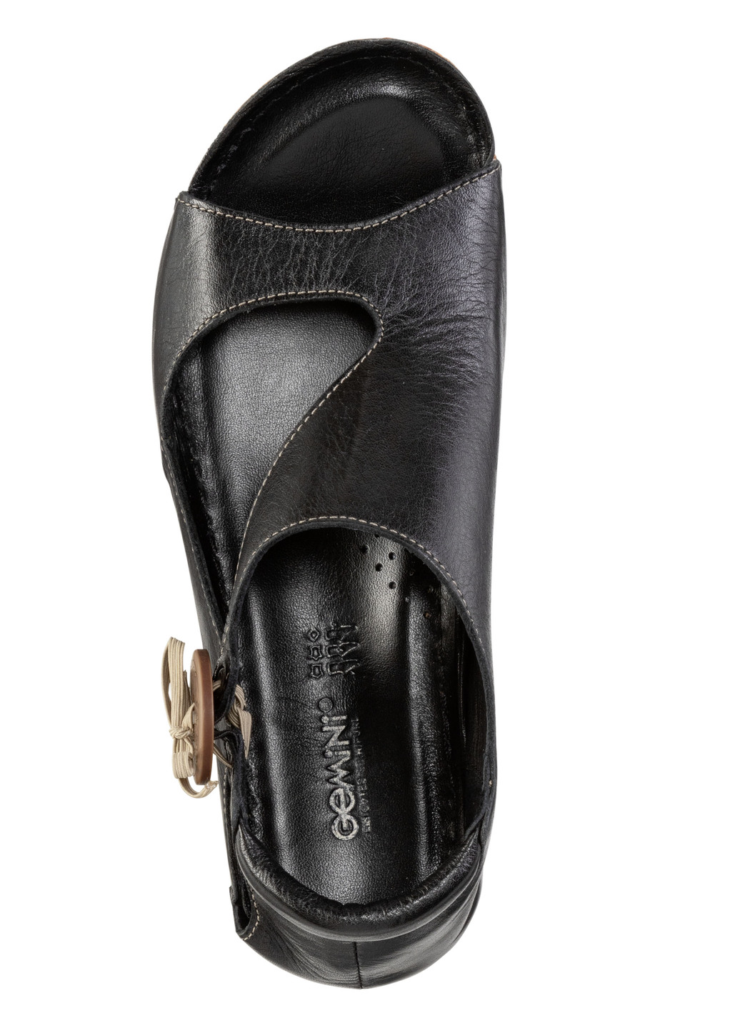 Gemini Sandale aus teils schattiertem Rind-Nappaleder