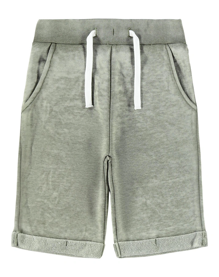 Sweat-Bermudas NKMFAHIM meliert in olivgrün