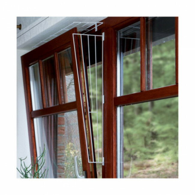 Grille de protection large en métal pour fenêtre
