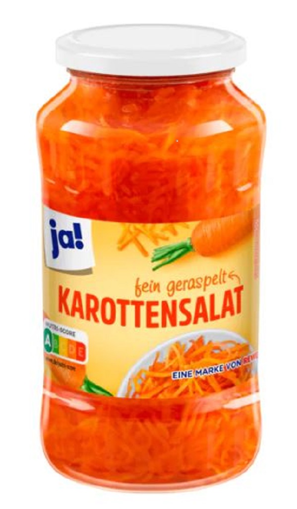 ja! Karottensalat fein geraspelt 190g MHD:31.12.26