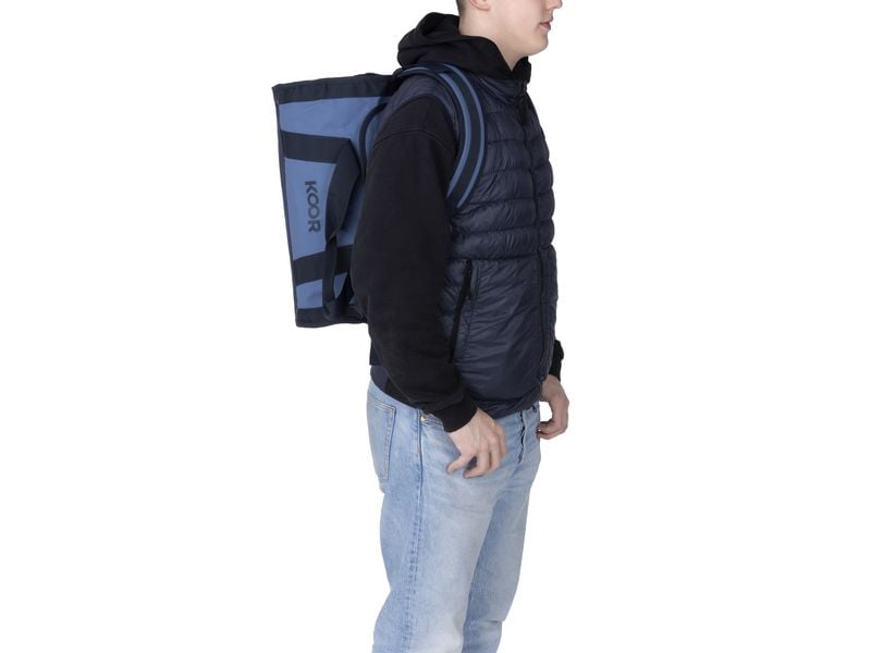KOOR Duffle Bag Sooma 30 l, Blau Wasserabweisende Reisetasche