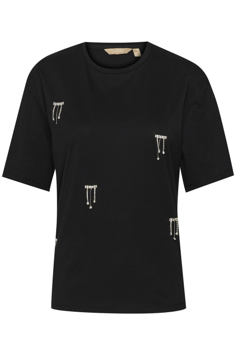 Culture zwarte dames t-shirt