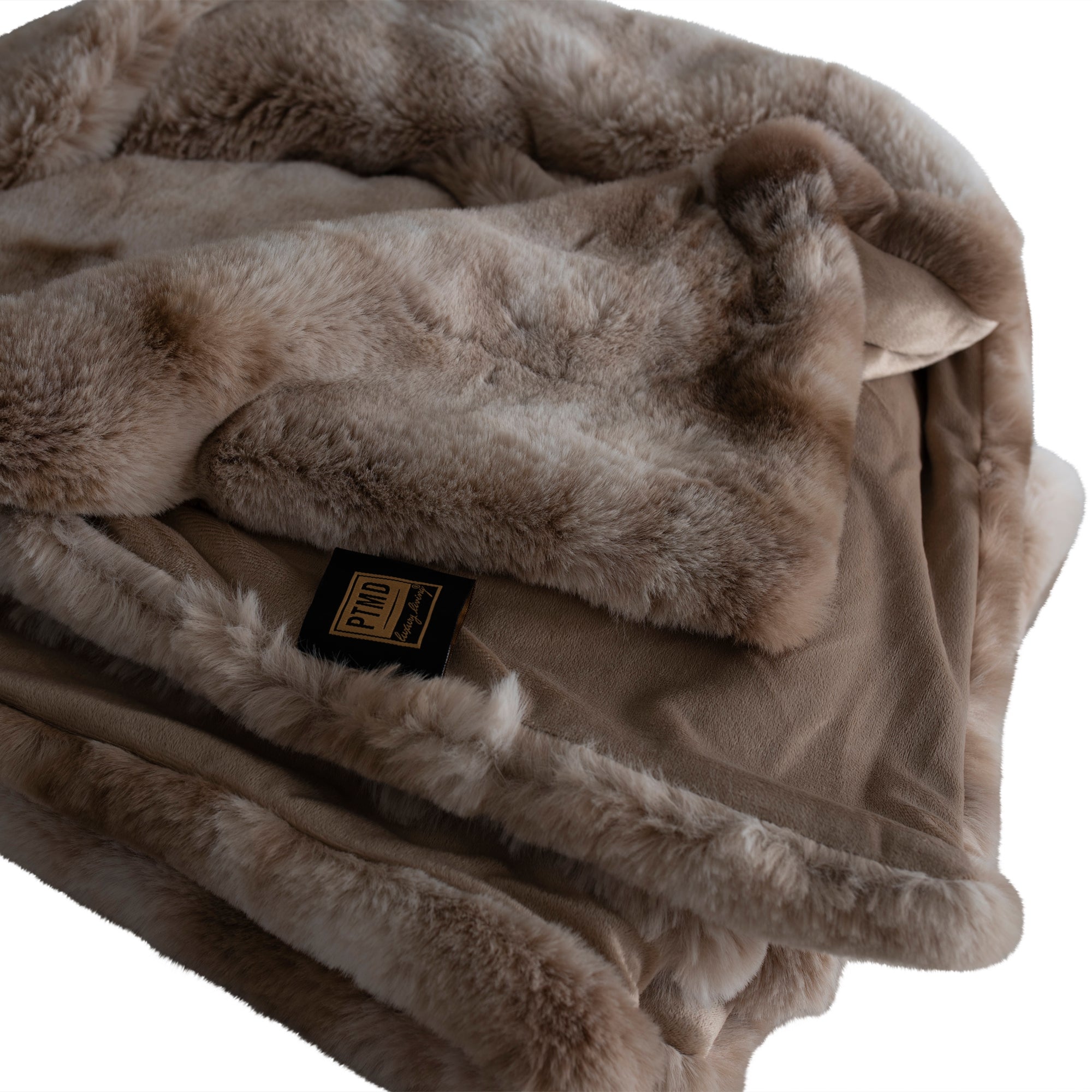 PTMD - Plaid Linde - Beige - 150x200x2cm