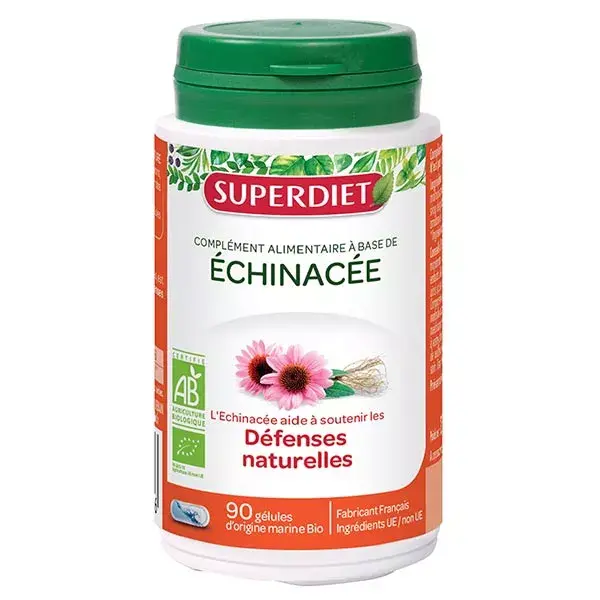 Superdiet Equinácea Orgânica 90 cápsulas