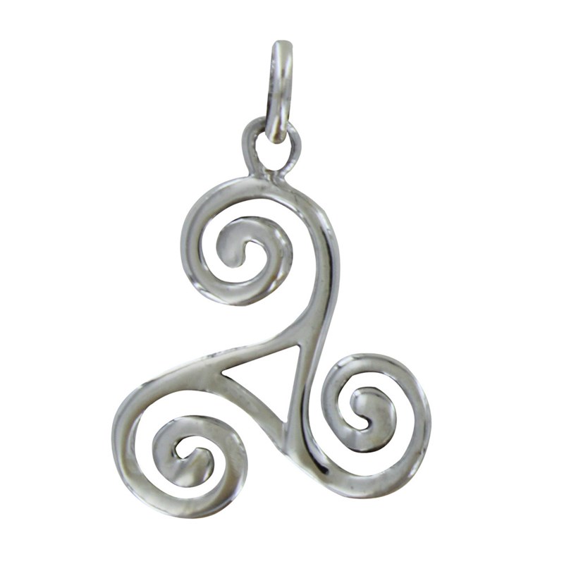 Pendentif Argent Celte Triskel