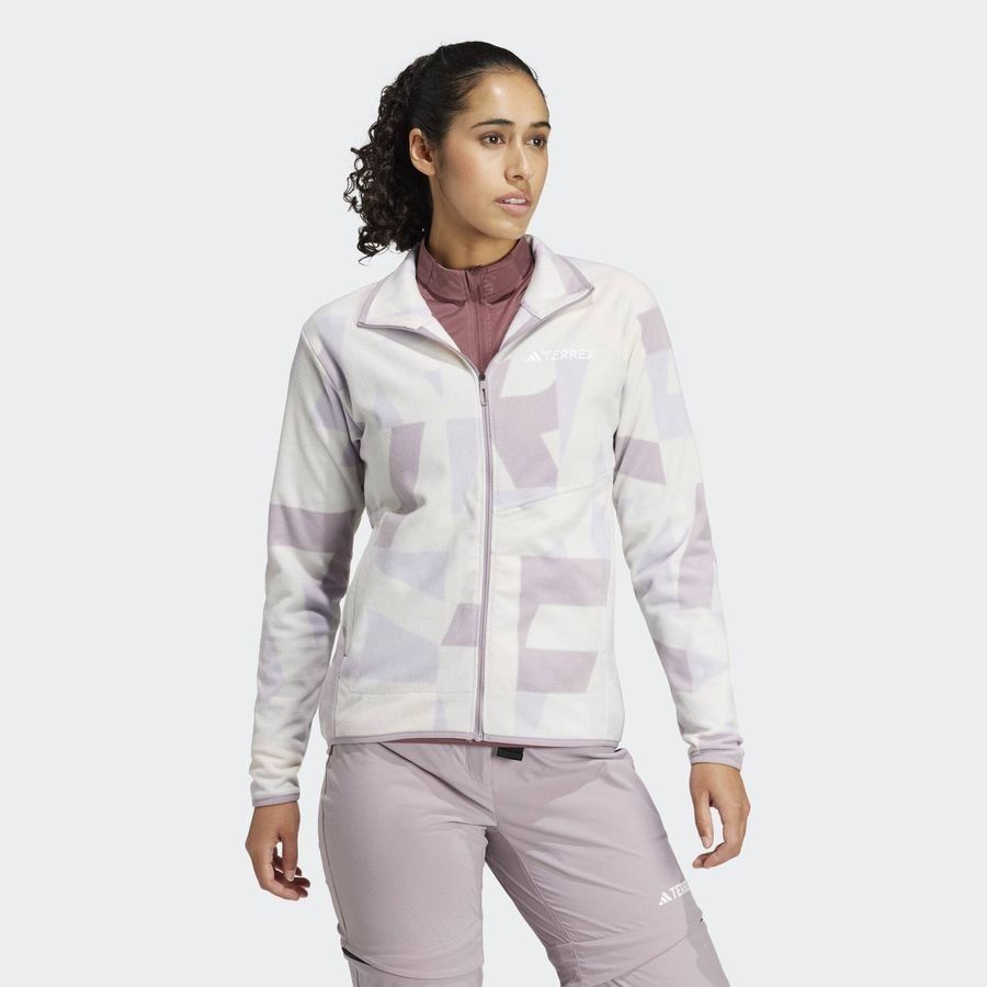 Adidas Terrex Multi Printed Full-Zip Fleece Jacket