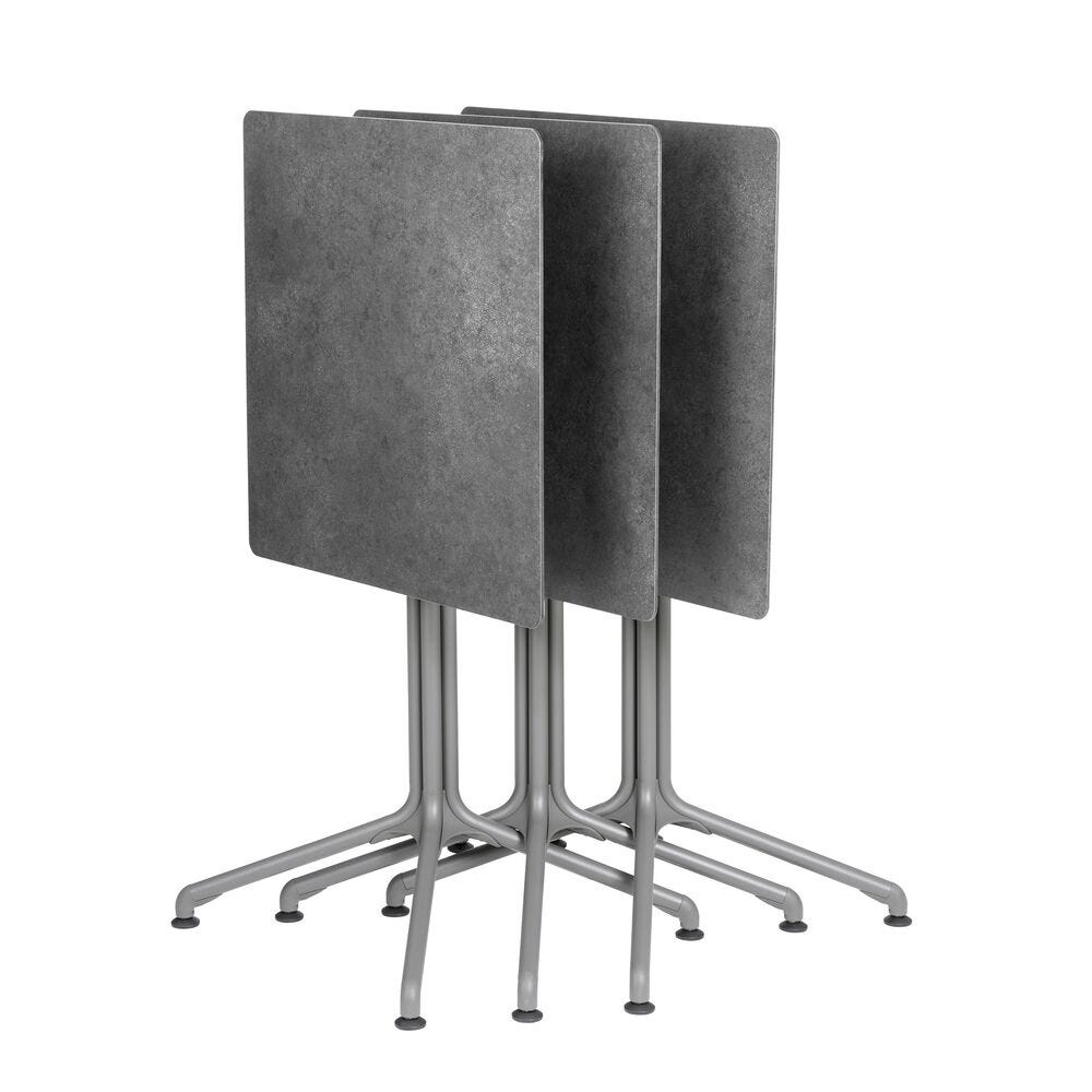 Quadratische Tischplatte, 59 cm Größe Horizon HPL Mineral