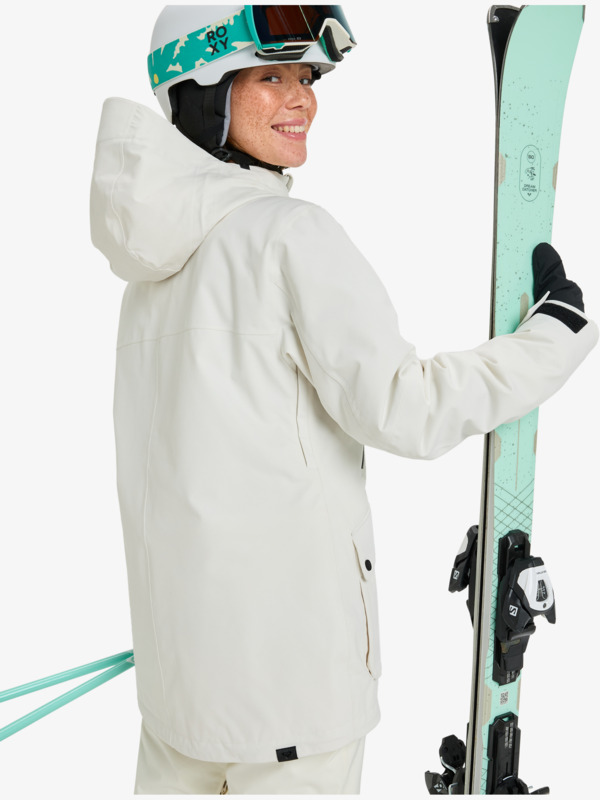 Stated 20K Veste de snow technique Blanc Femme