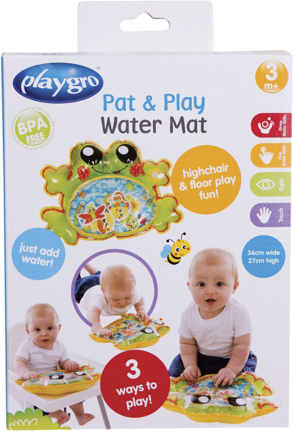 Playgro Frø vand aktivitets måtte