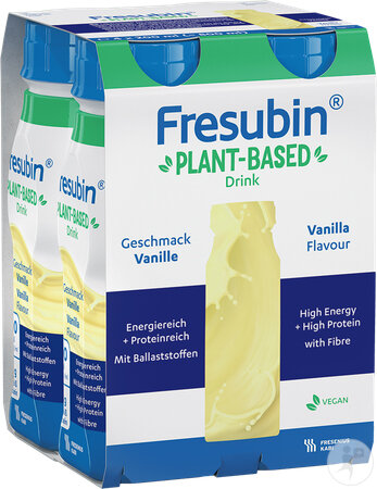 Fresubin Plant-Based Boisson Végan Vanille Flacon 4x200ml