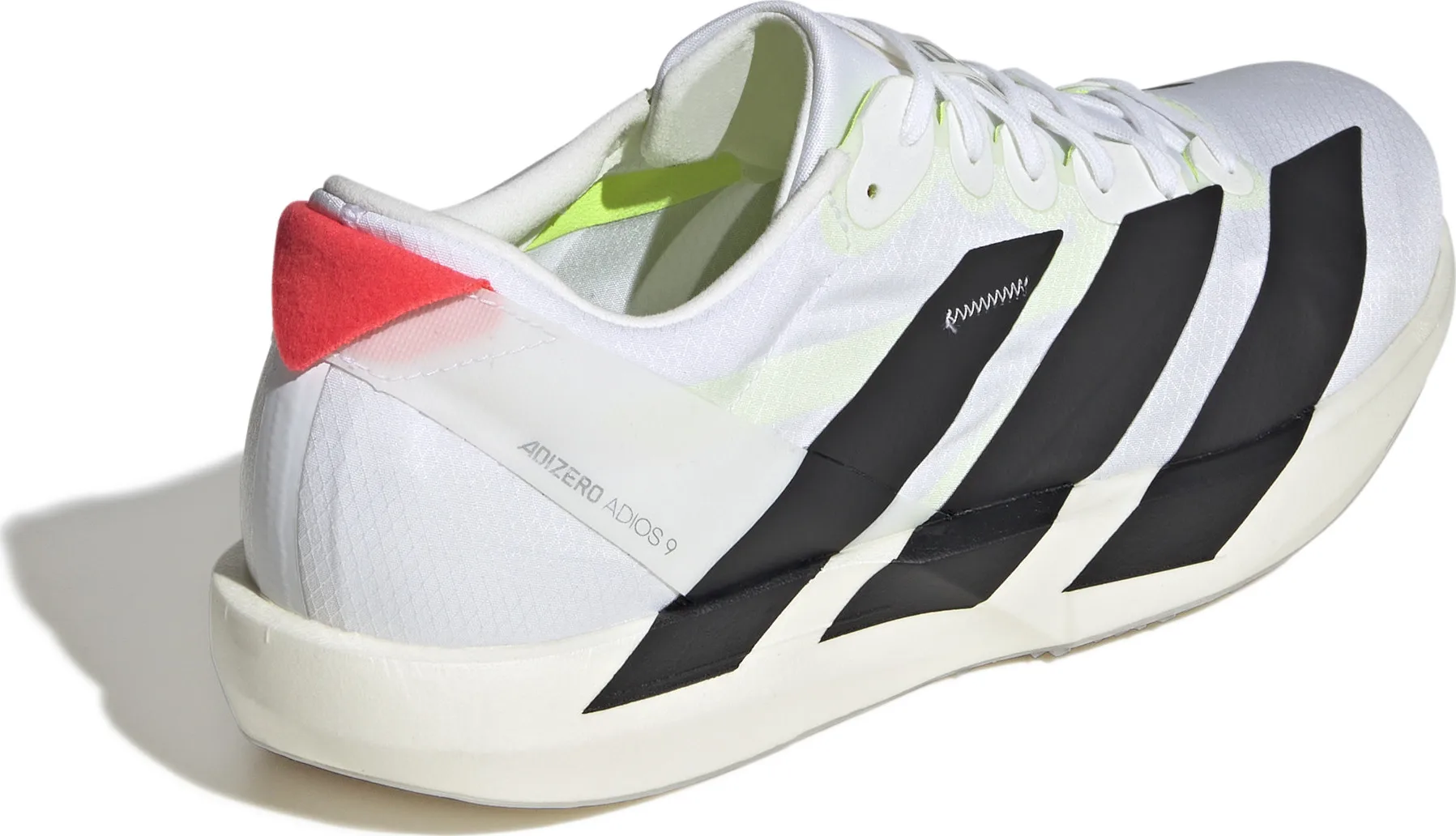 Adidas Men's Adizero Adios 9 Cloud White/Core Black/Lucid Red