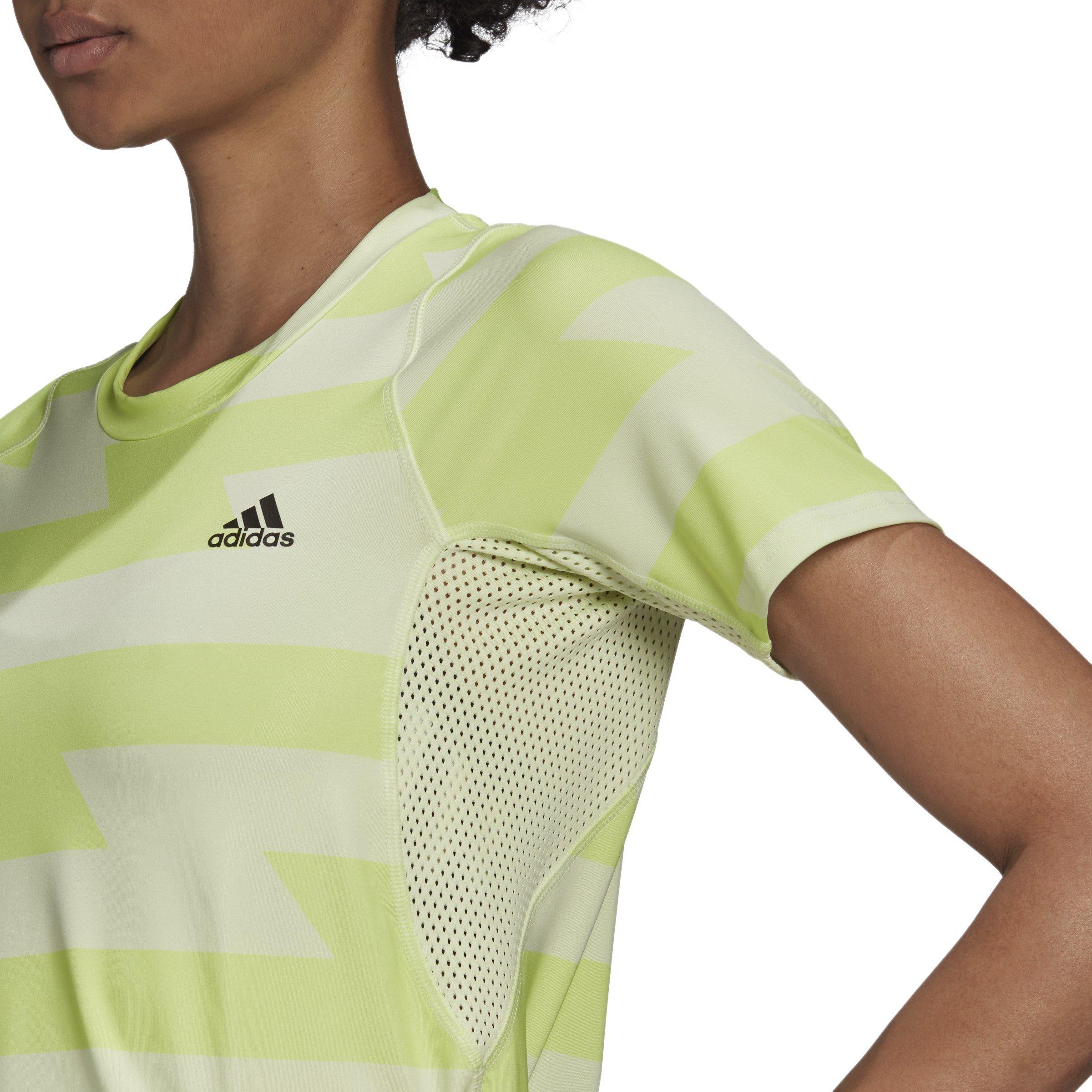 adidas Fast Allover Print T Shirt Womens