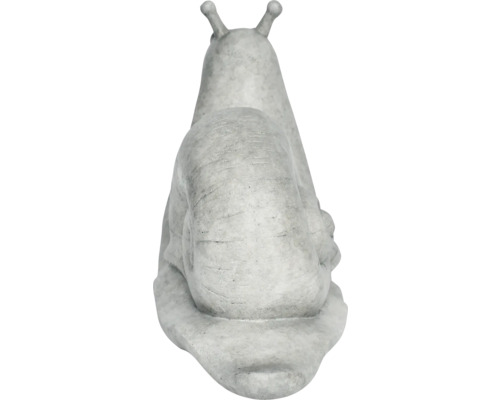 Tuinfiguur slak Lafiora 37 x 16 x 24,5 cm lichtgrijs