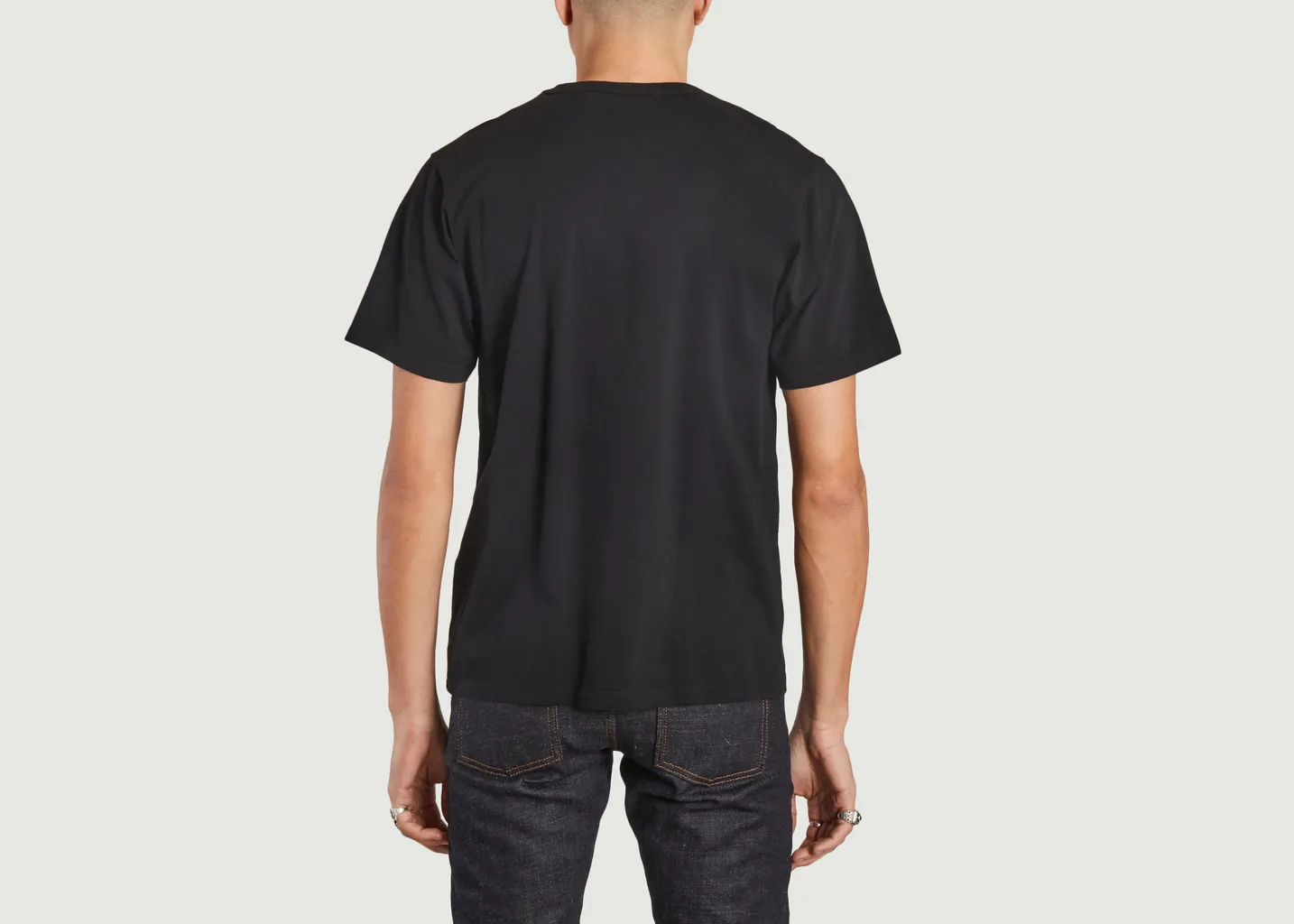 T-shirt fox head patch Maison Kitsuné