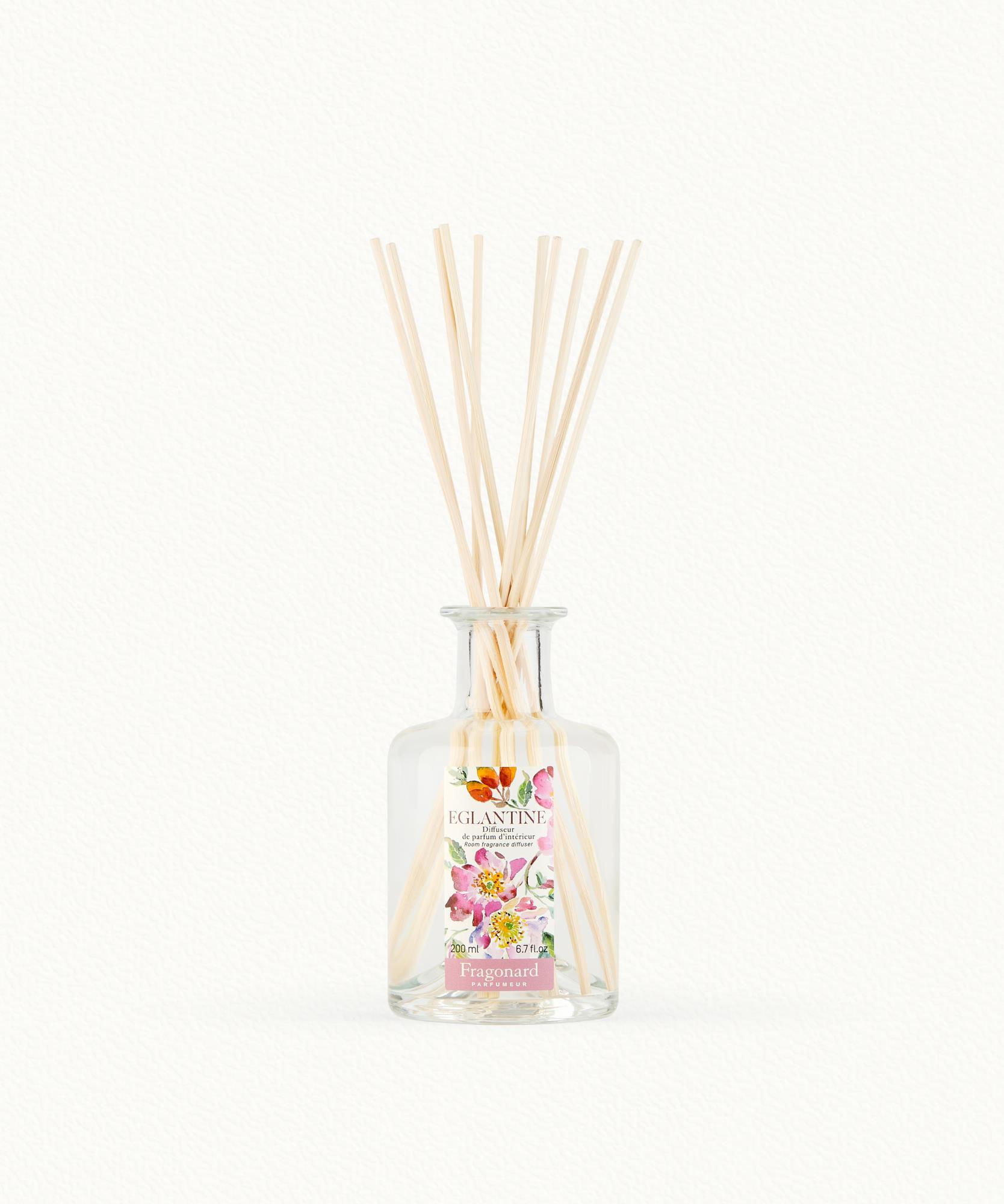 Eglantine  Diffuseur + 10 bâtonnets - flacon 200ml