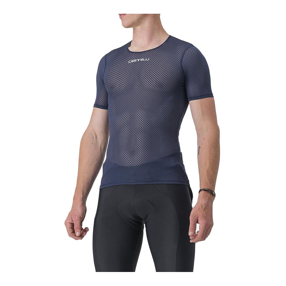 Castelli PRO MESH 2.0 - Sous-couche Homme bleu/blanc