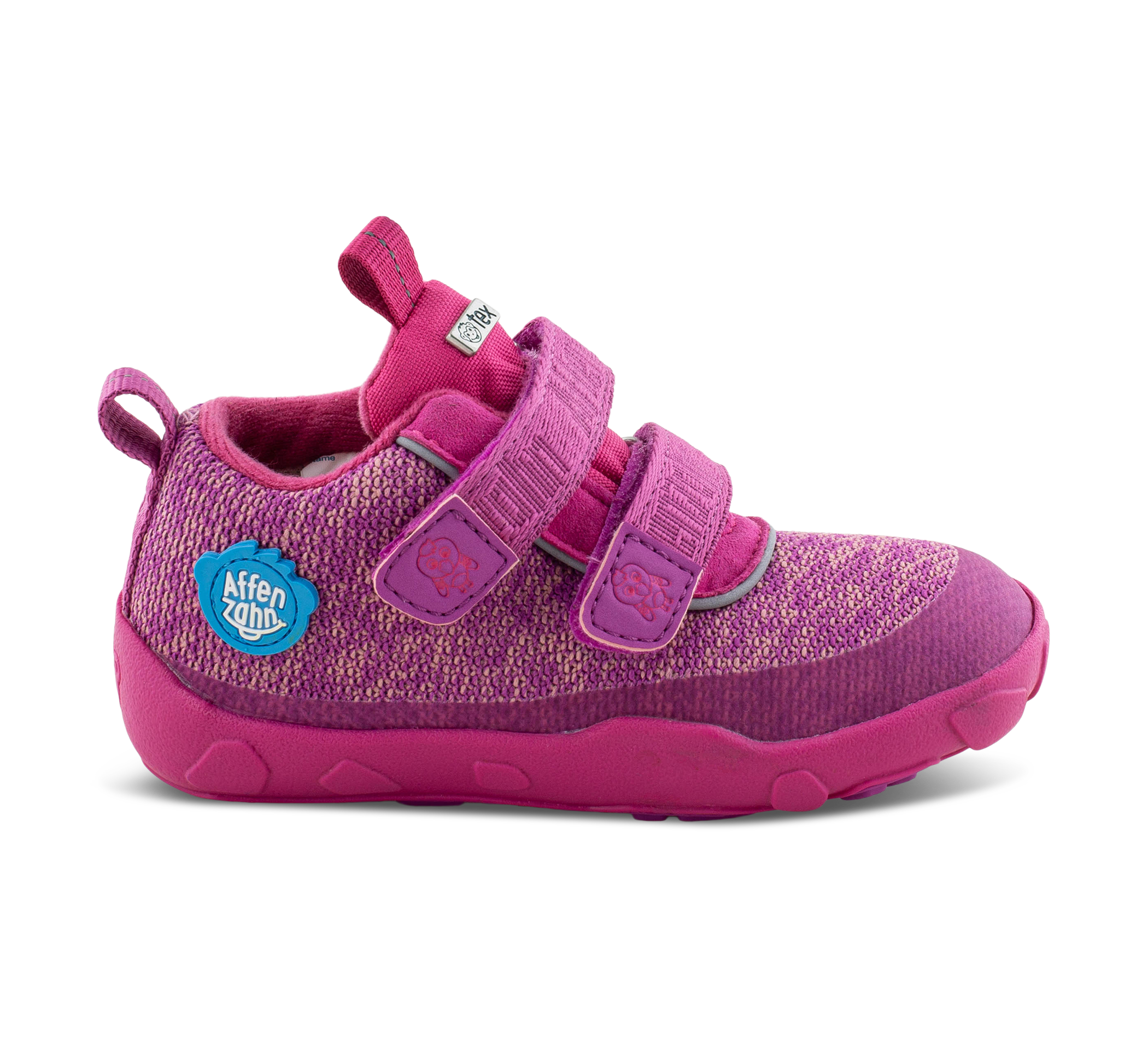 Affenzahn Lowboot Knit Happy - Klettschuhe
