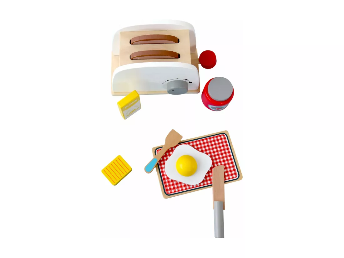 Jeu de Grille-Pain pour Enfants Rebecca Mobili Serapias À partir de 3 ans Bois Multicolore