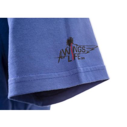 T-Shirt manches courtes Kini Red Bull SQUARE TEE TRUE BLUE - Bleu
