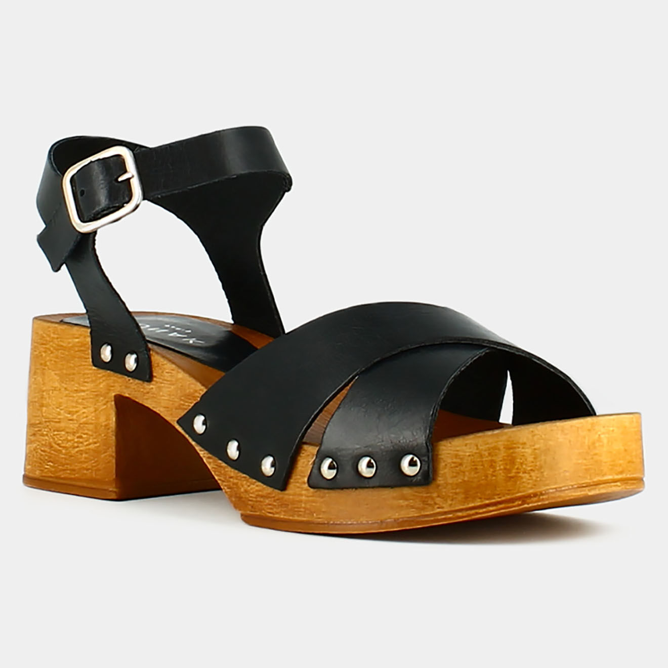 Jonak Sandales en Cuir Mae noires