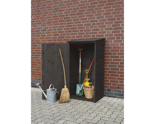 tuinkast promadino Speyer 72,5 x 68,5 x 148 cm antraciet