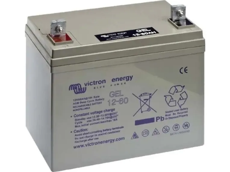 Victron Energy BAT412550084, Genopladeligt batteri, 12 V, 60000 mAh, CE, 138 mm, 227 mm