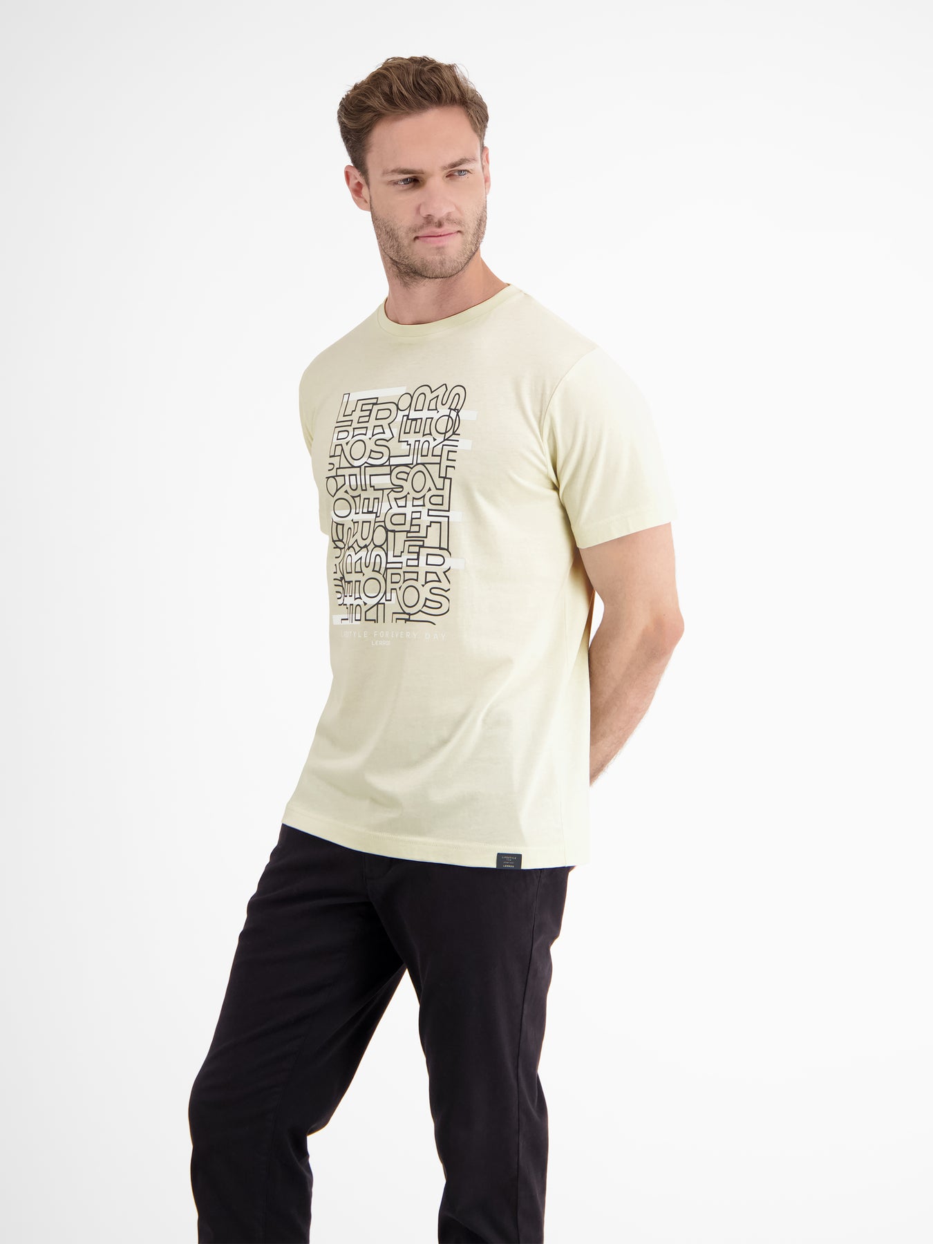 T-Shirt mit Logoprint und Rundhalsausschnitt