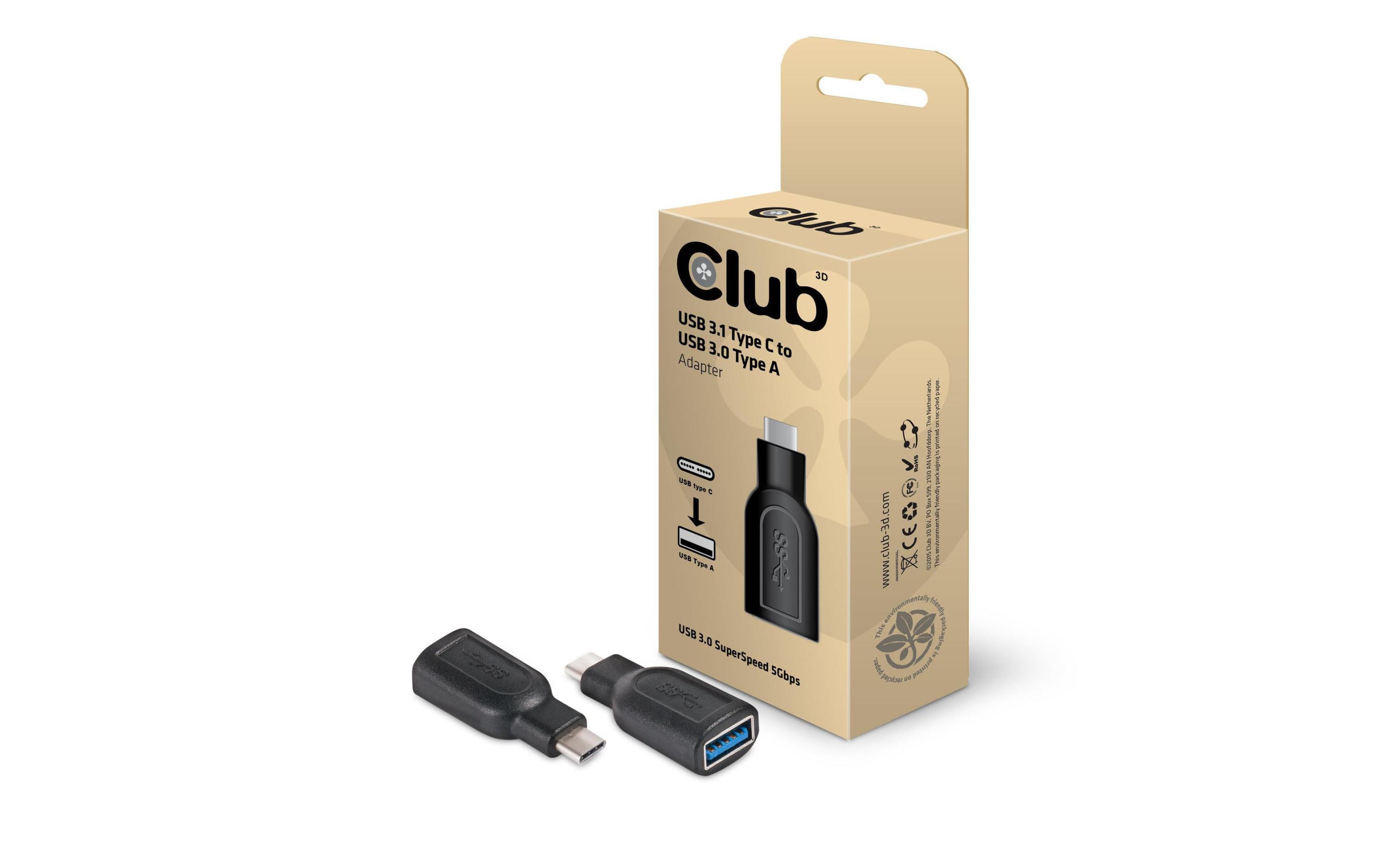 USB 3.0 Adapter CAA-1521 USB-C Stecker - USB-A BuchseUSB 3.1 Type C auf USB 3.0 Type A Adapter
