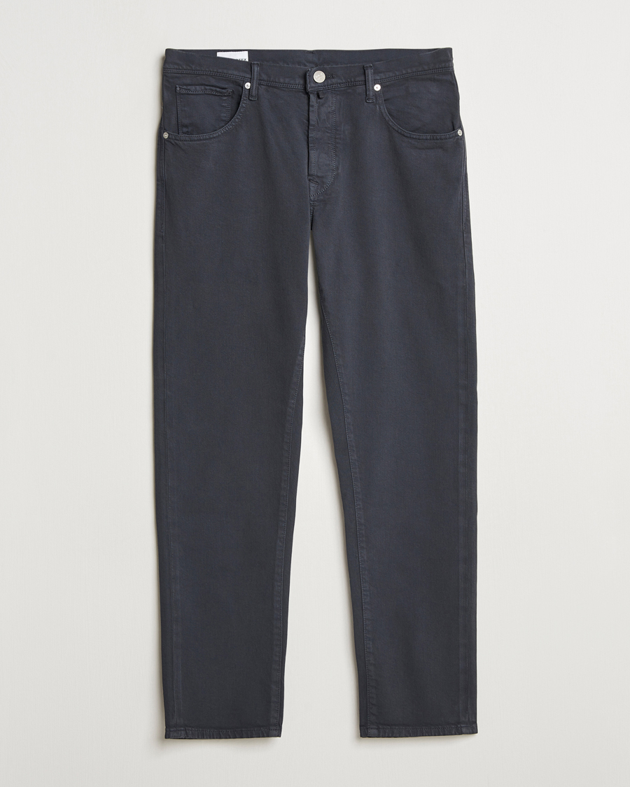 Incotex 5-Pocket Cotton Stretch Pants Navy