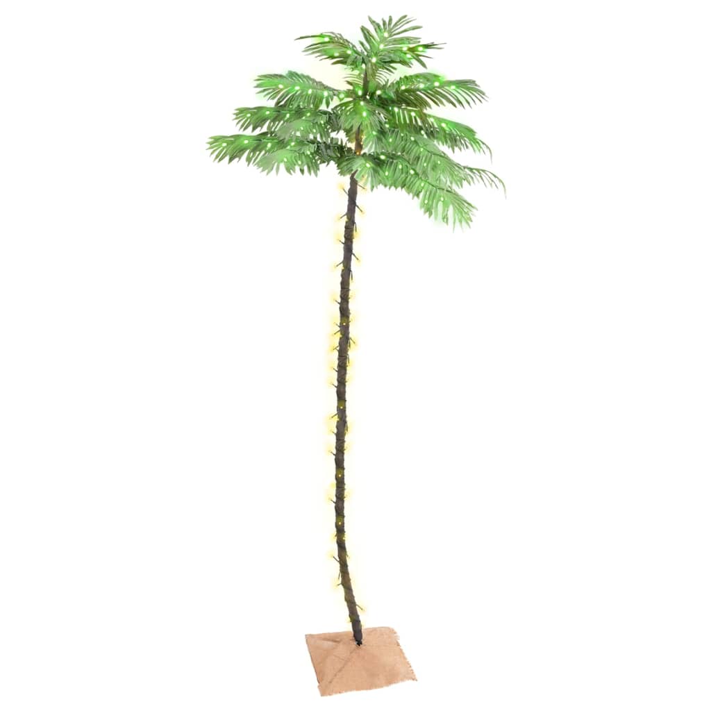 Palmier à led 252 led blanc chaud 400 cm