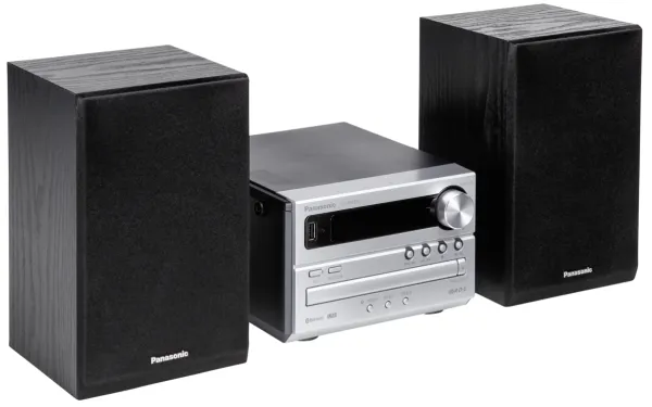 Panasonic SC-PM250 - Mikrosystem - 20 Watt (Total) - sølv