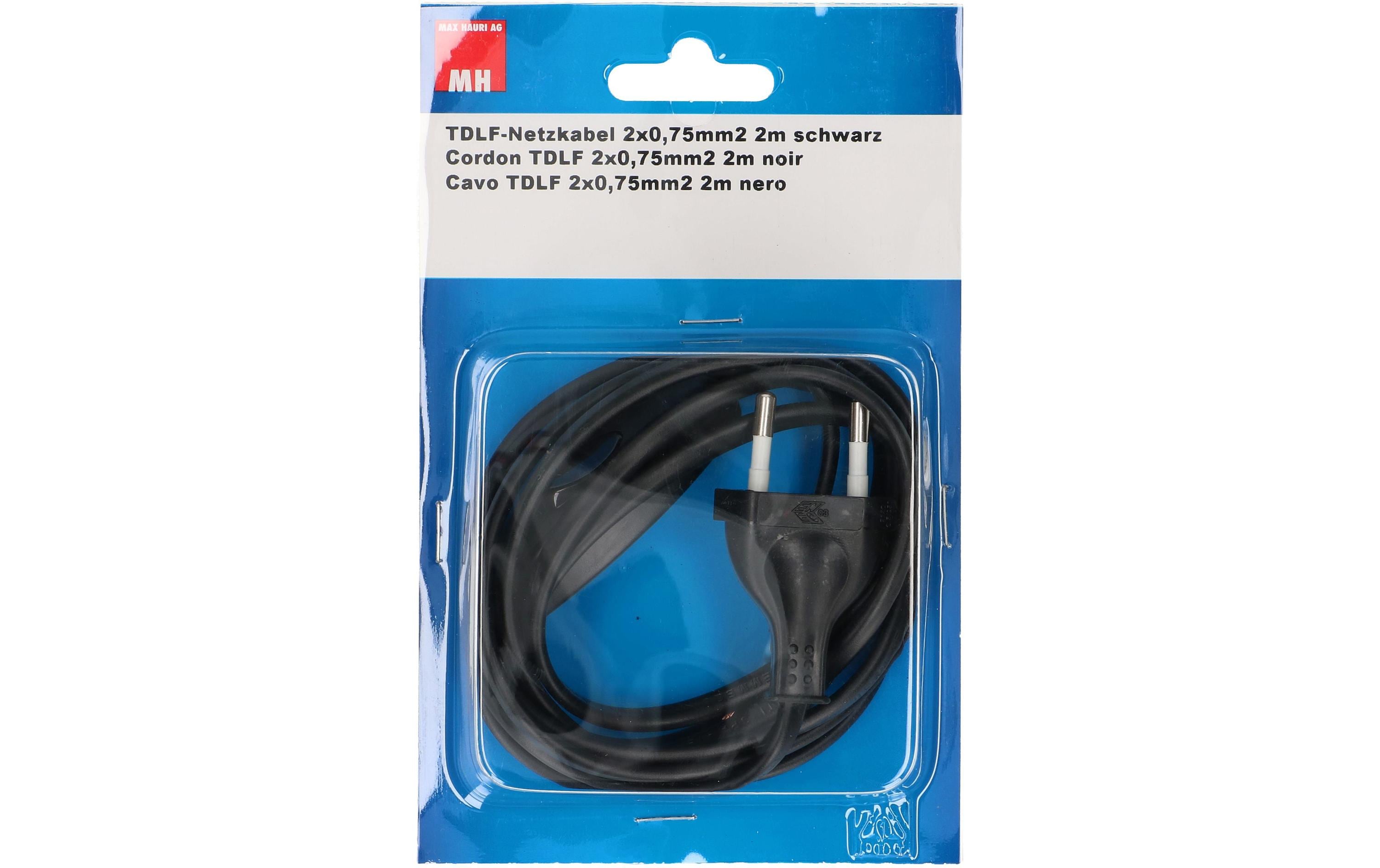 Netzkabel TDLF-T26 mit SchalterNetzkabel mit Leiterquerschnitt von 0.75 mm2