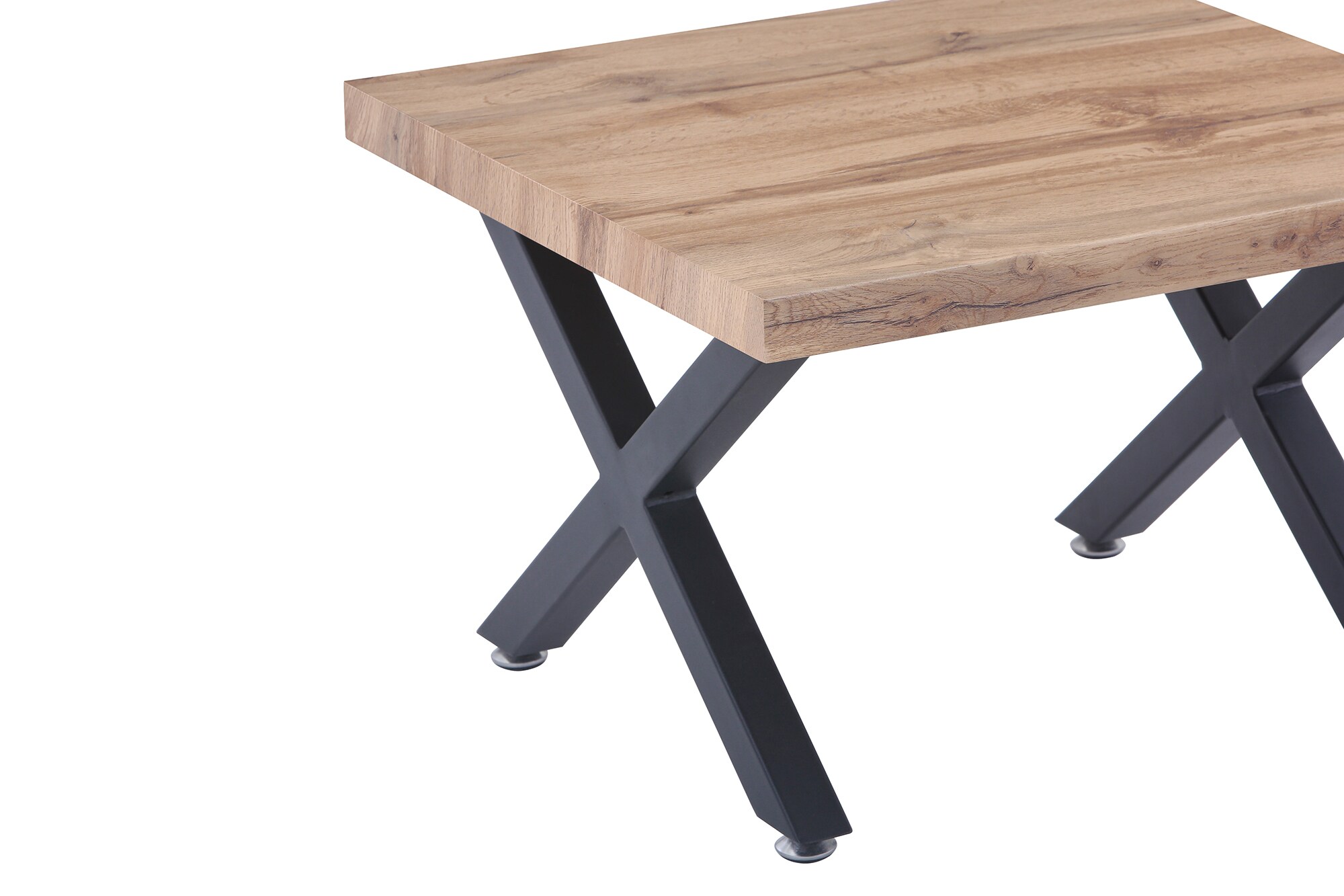Couchtisch 60x60 Eiche Dekor Beistelltisch Wohnzimmertisch Sofatisch Tisch
