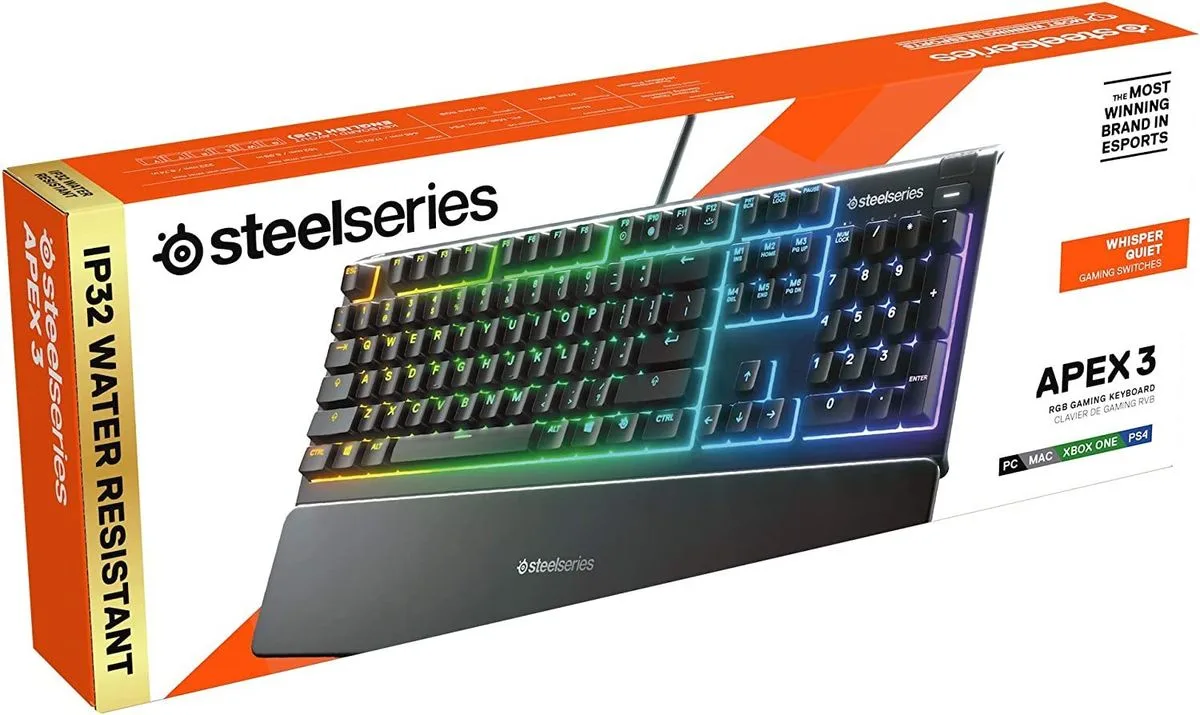SteelSeries Apex 3 Claviers gaming