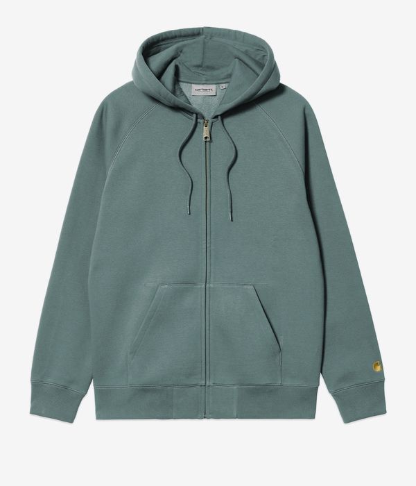 Carhartt WIP Chase Zip-Hoodie (silver pine gold)