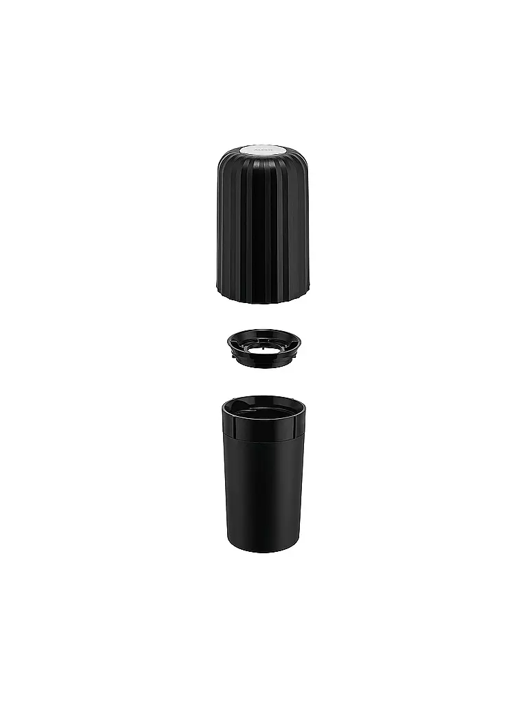 ALESSI Kaspelcrusher PLISSE Black schwarz
