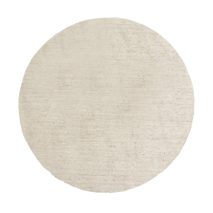 Rond Berber vloerkleed - Aicha Beige | Comfortabel
