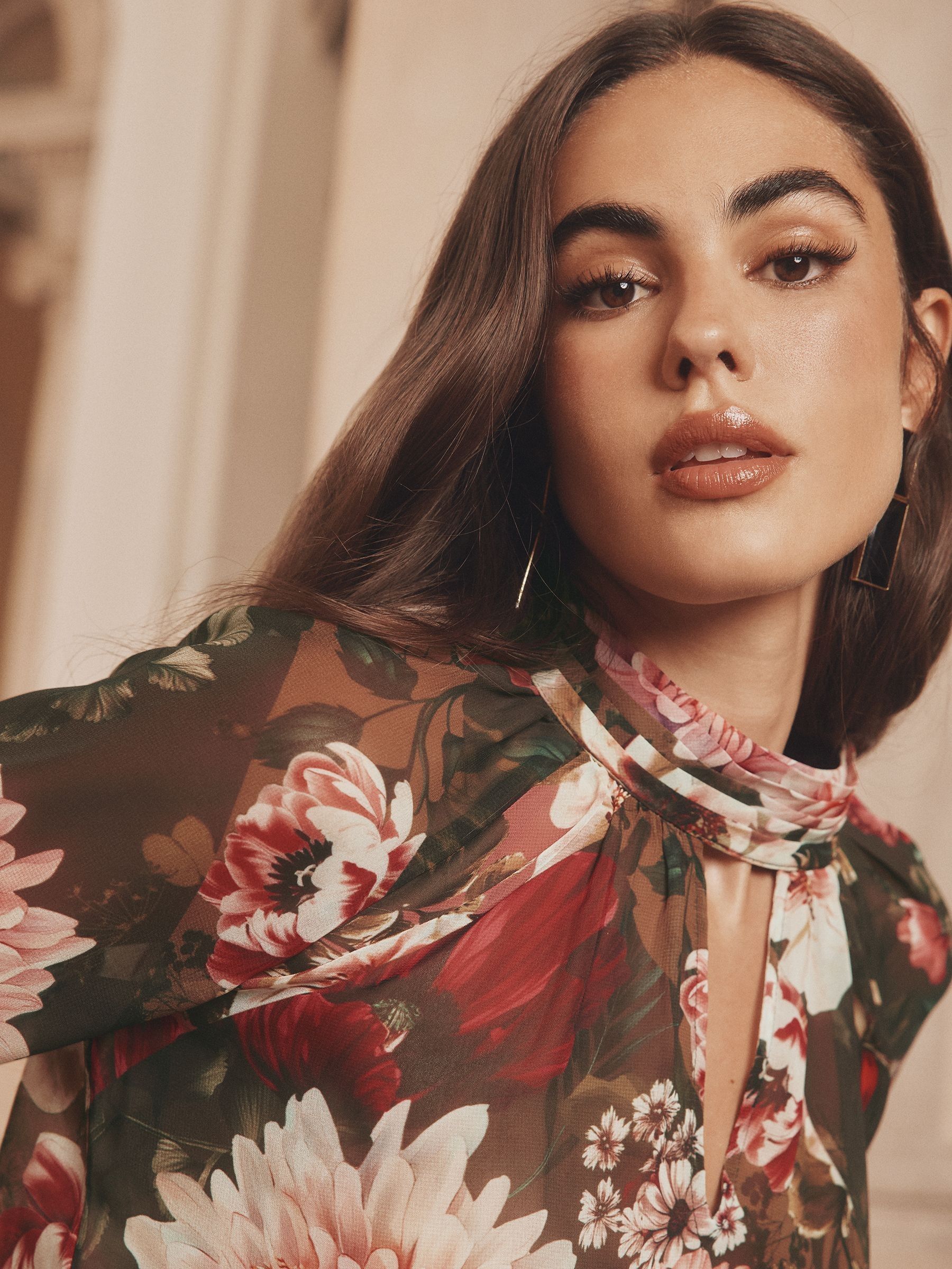 Groen - Lipsy - Hoogsluitende blouse