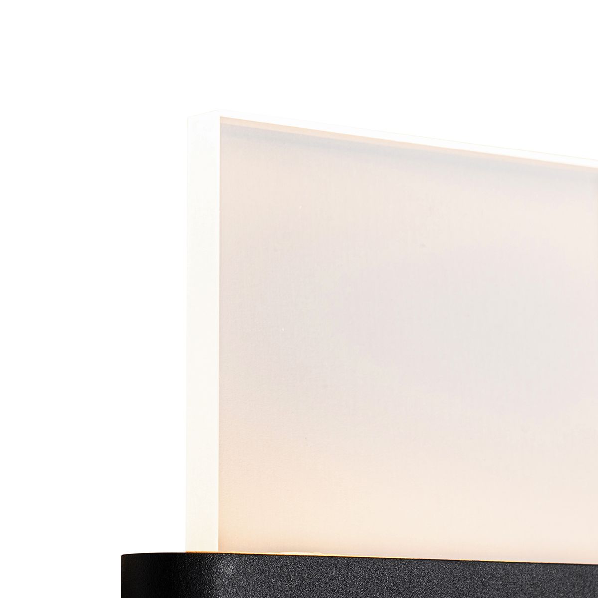 Buiten wandlamp zwart incl. LED met huisnummers IP54 - Kandi
