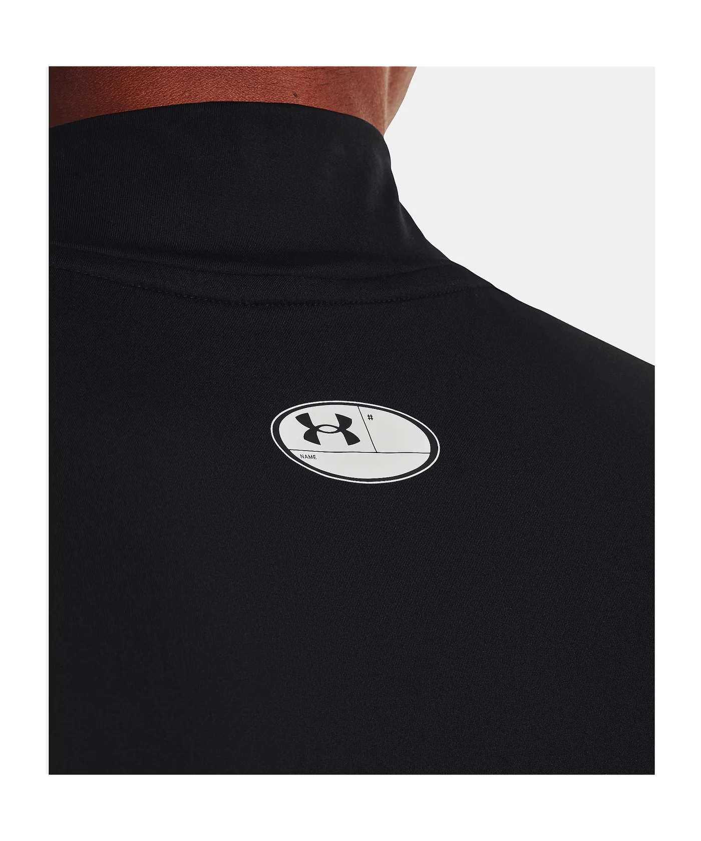Under Armour Compression Mock Schwarz F001