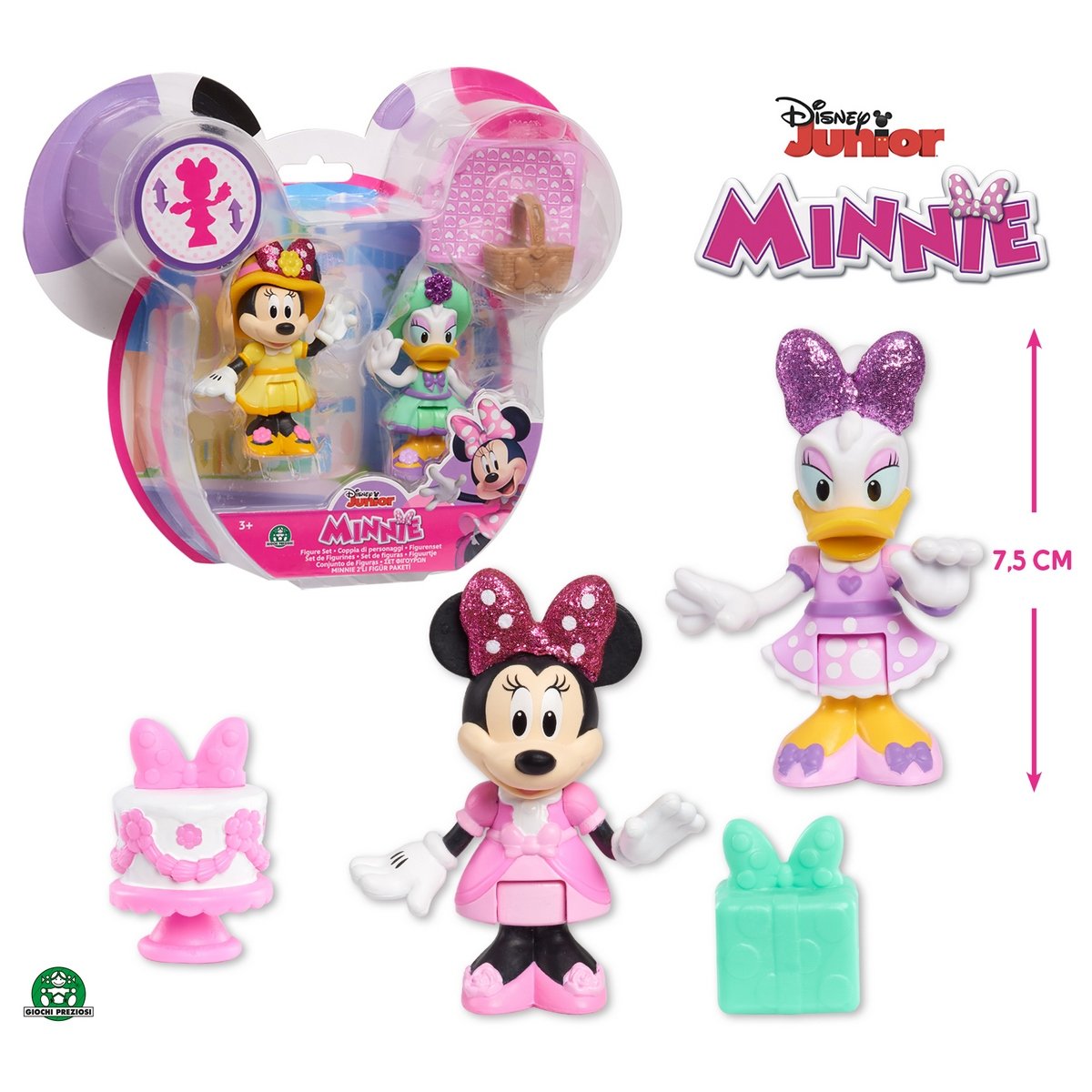 Minnie - Blister 2 figurines 7,5 cm avec accessoires