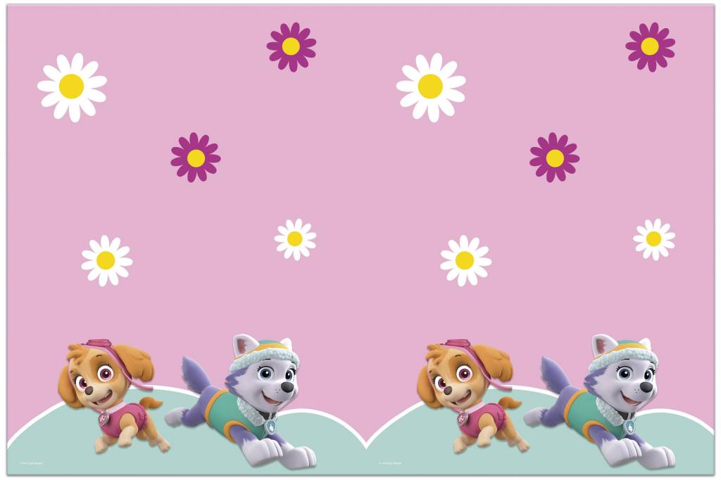 Paw Patrol Tafelkleed Skye And Everest 1,8m