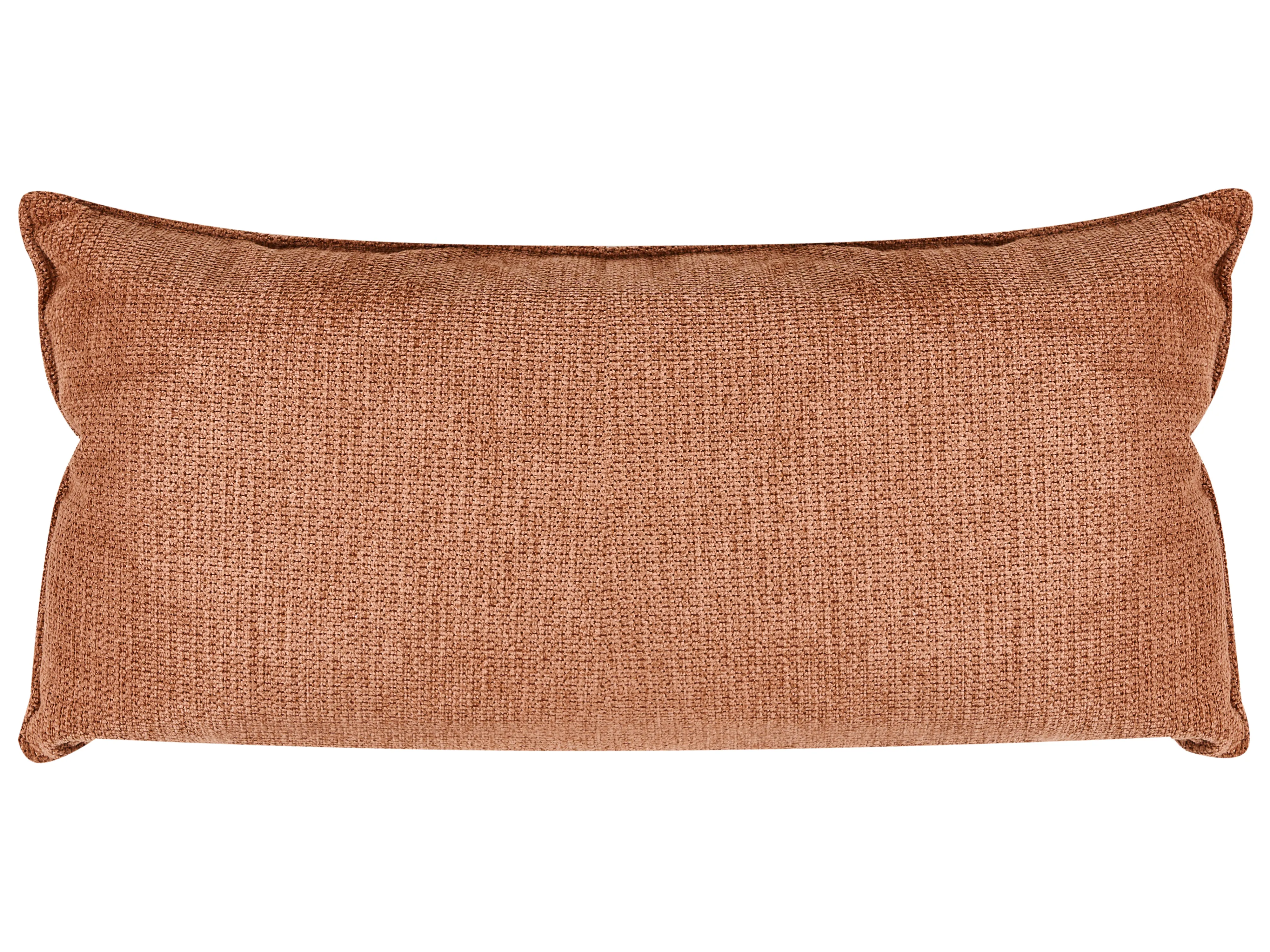 Rechtszijdige chaise longue YERRES Stof Oranje