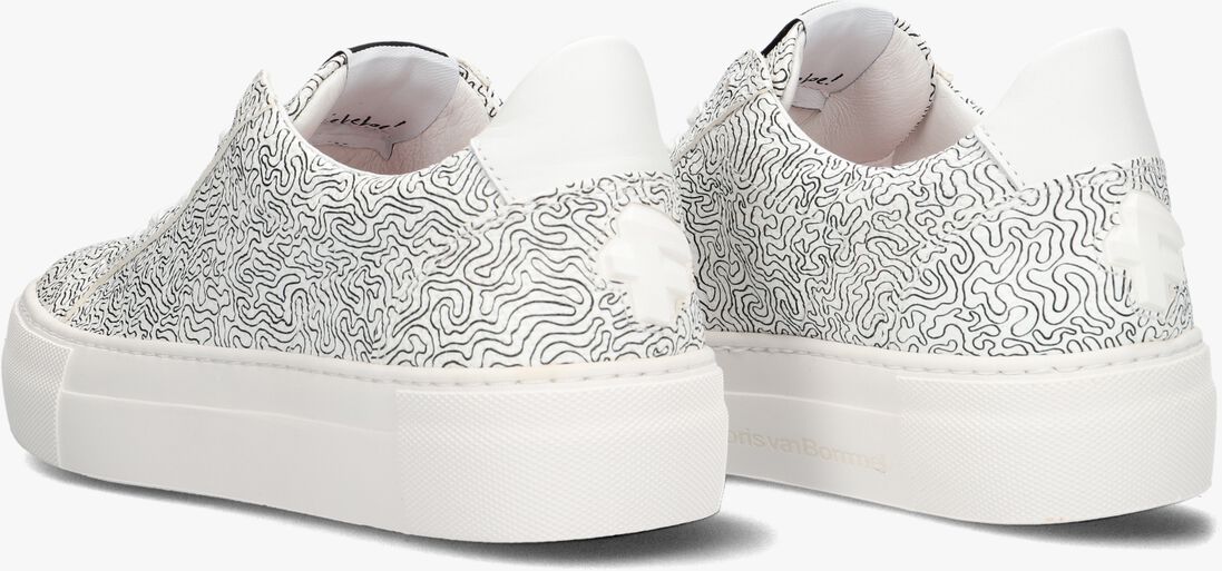FLORIS VAN BOMMEL ecru floris van bommel lage sneakers sfw-10059